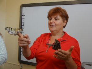 Edukacinė valandėlė įstaigos ugdytiniams „Tropiniai drugeliai iš arti“ (2018 m. spalis)